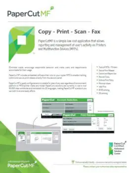 Papercut, Mf, Ecoprintq, Pear Tree  Enterprises