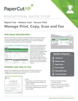 Papercut, Mf, Education Flyer, Pear Tree  Enterprises