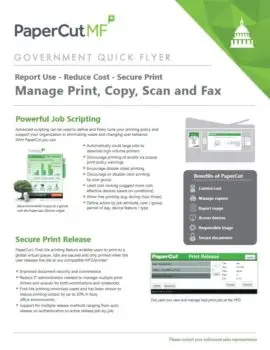 Papercut, Mf, Government Flyer, Pear Tree  Enterprises