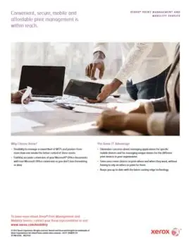 Mobile Print, mobile print, Xerox, Pear Tree  Enterprises